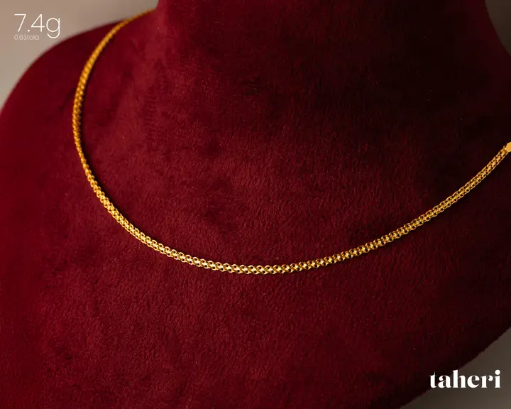 Yellow Gold Chain design 1 by TAHERI