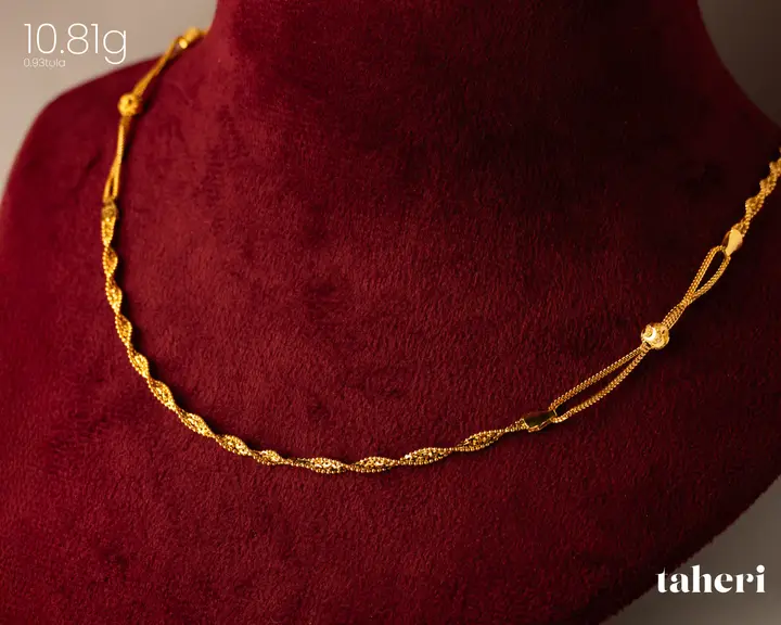Yellow Gold Chain design 5 by TAHERI