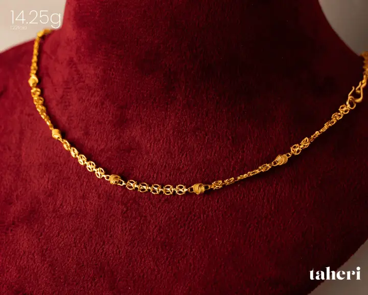 Yellow Gold Chain design 8 by TAHERI