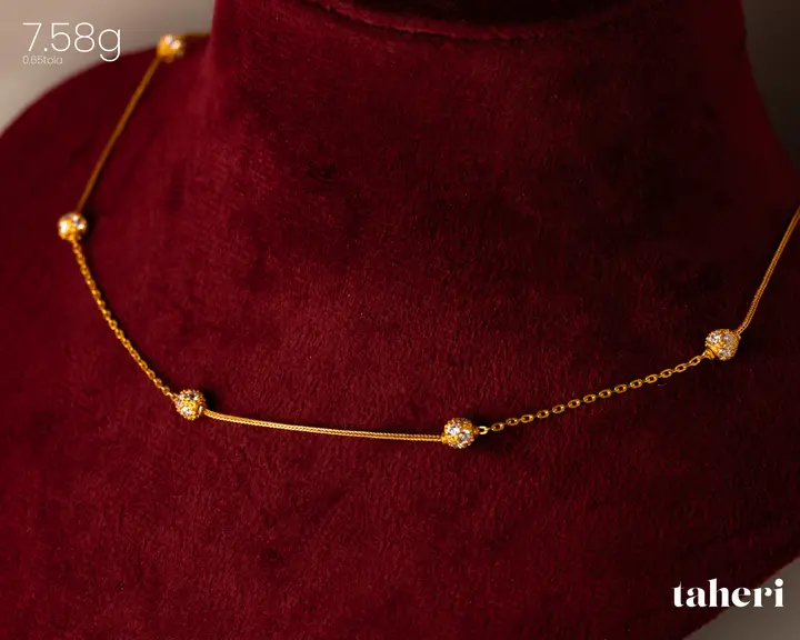 Yellow Gold Chain design 15 by TAHERI