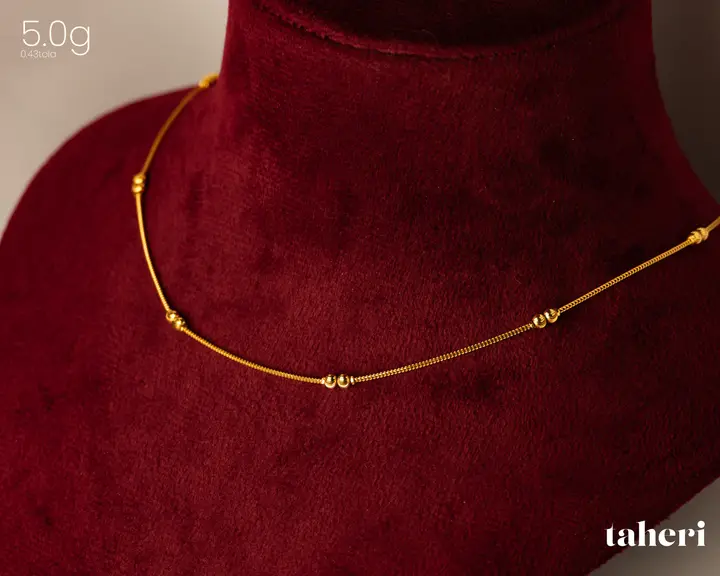Yellow Gold Chain design 16 by TAHERI