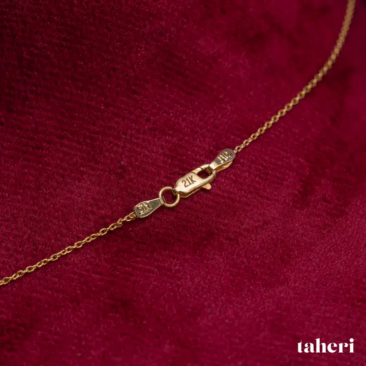 Yellow Gold Chain design 18 by TAHERI