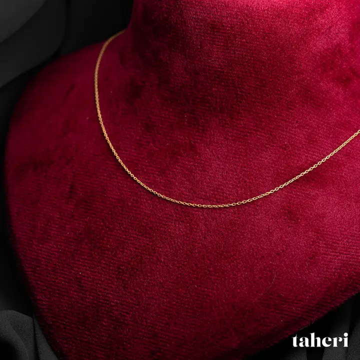 Yellow Gold Chain design 19 by TAHERI