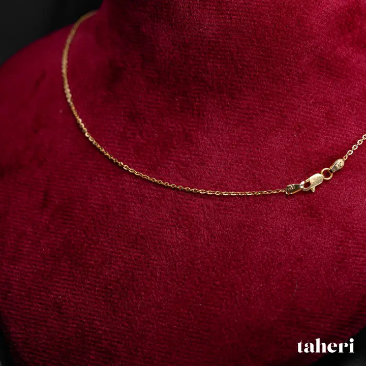 Yellow Gold Chain design 21 by TAHERI