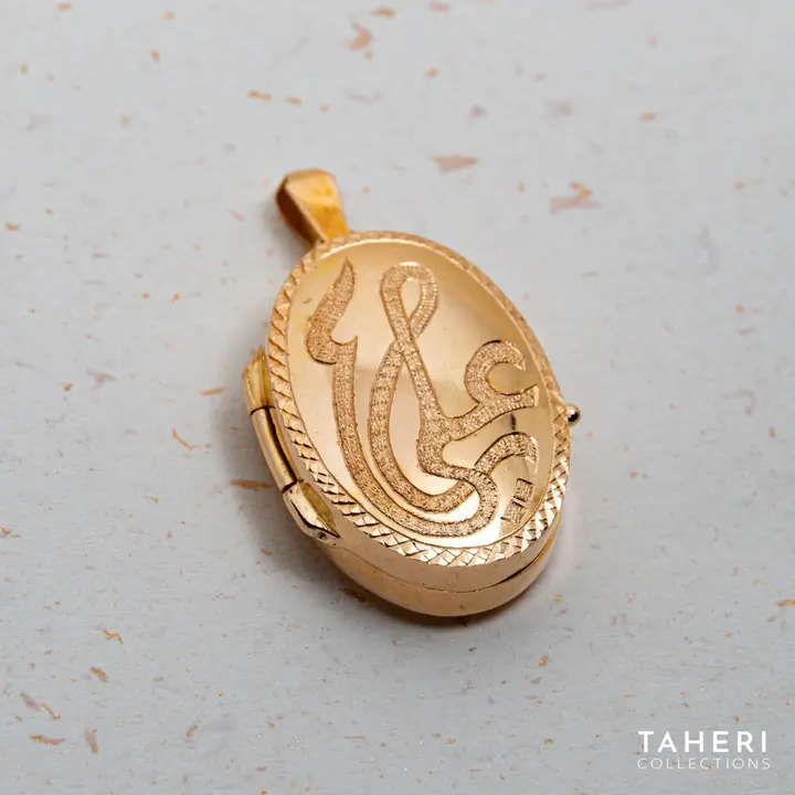 Yellow Gold Taweez design 10 by TAHERI