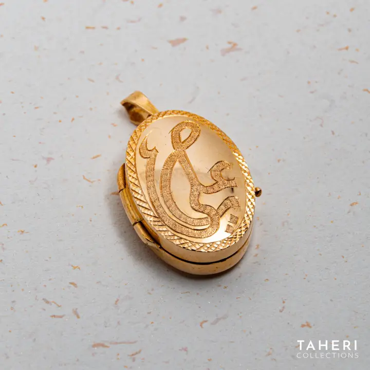 Yellow Gold Taweez design 13 by TAHERI