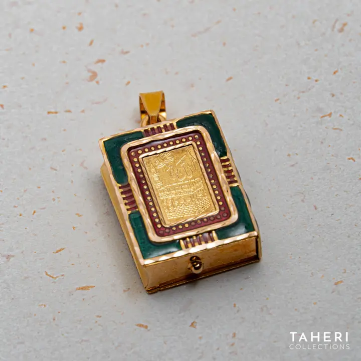 Yellow Gold Taweez design 14 by TAHERI