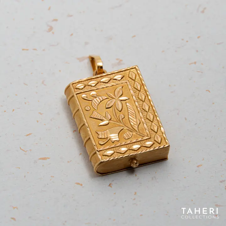 Yellow Gold Taweez design 17 by TAHERI