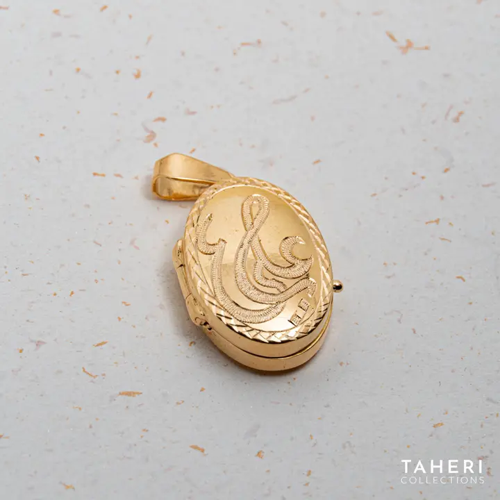 Yellow Gold Taweez design 19 by TAHERI