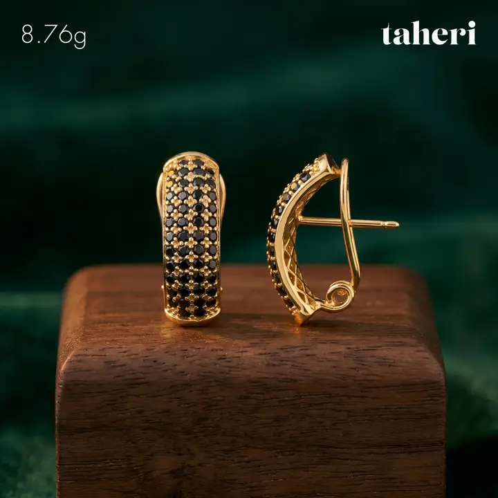 Yellow Gold Top with Colored Stones design 1 by TAHERI