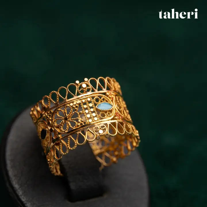 Yellow Gold Band design 1 by TAHERI
