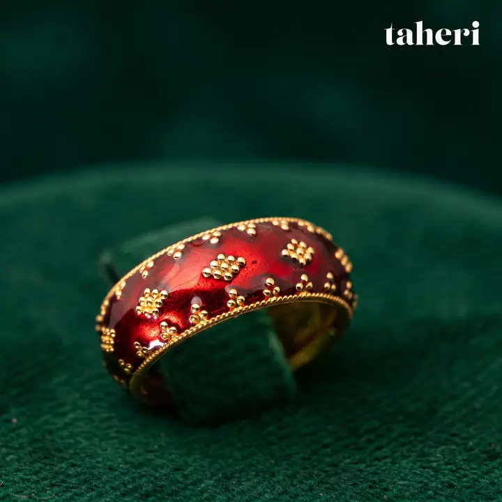 Yellow Gold Band design 2 by TAHERI