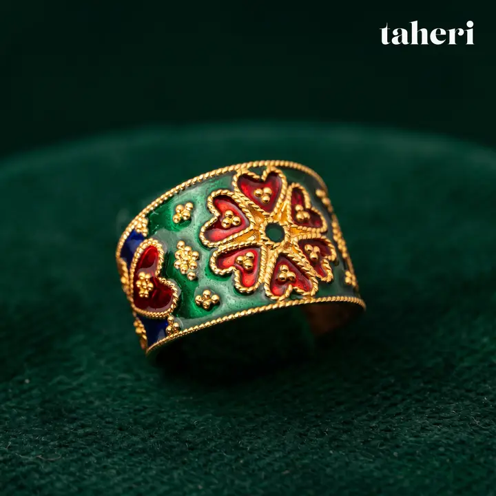 Yellow Gold Band design 7 by TAHERI