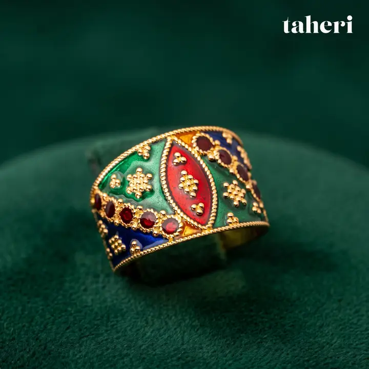 Yellow Gold Band design 8 by TAHERI