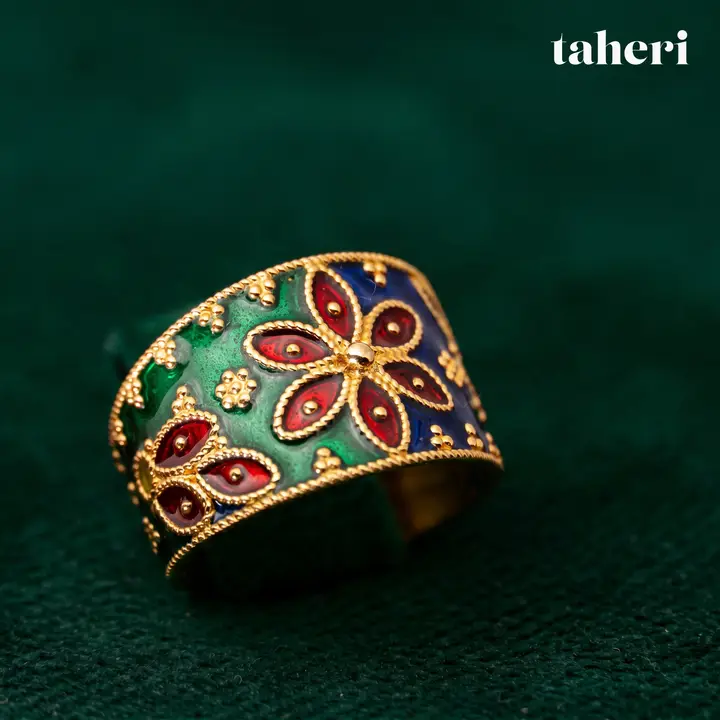 Yellow Gold Band design 11 by TAHERI