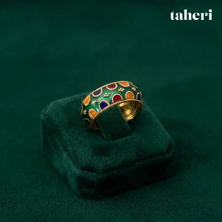 Yellow Gold Band design 12 by TAHERI