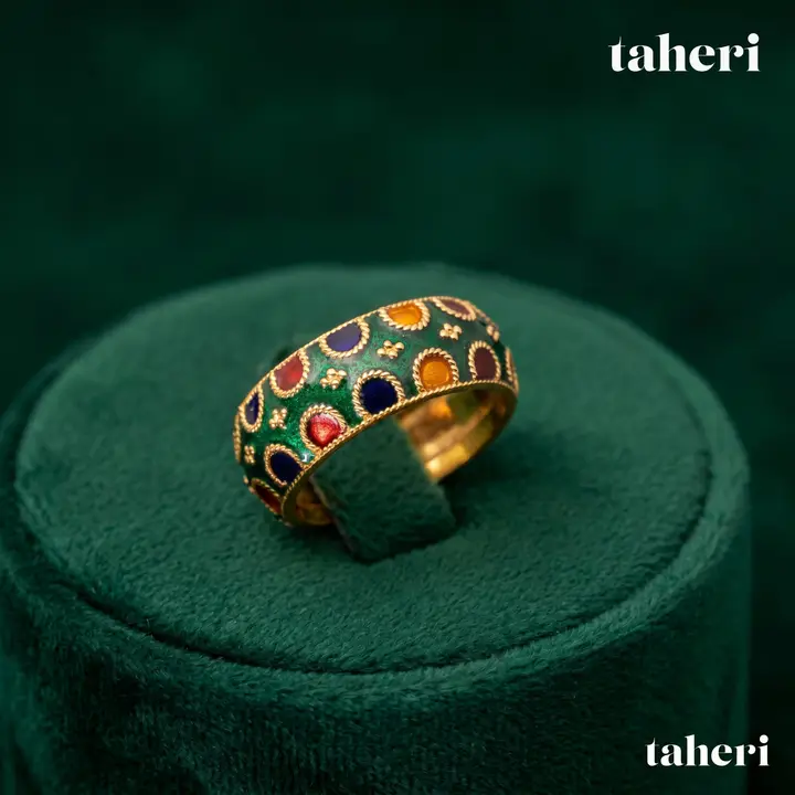 Yellow Gold Band design 16 by TAHERI