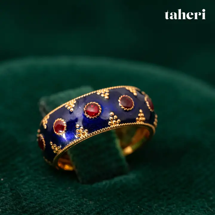 Yellow Gold Band design 17 by TAHERI