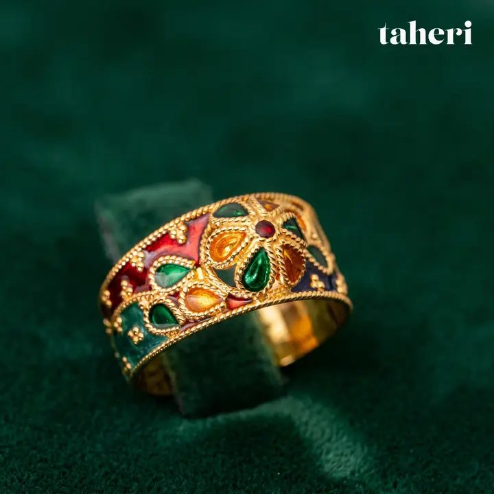 Yellow Gold Band design 18 by TAHERI