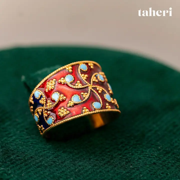 Yellow Gold Band design 21 by TAHERI