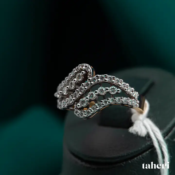 Two-Tone Diamond Ring design 3 by TAHERI