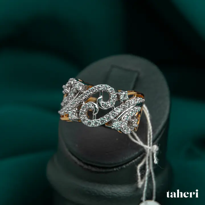 Two-Tone Diamond Ring design 6 by TAHERI