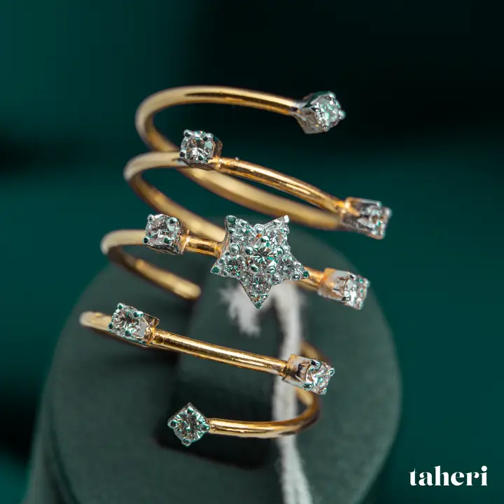 Two-Tone Diamond Ring design 8 by TAHERI