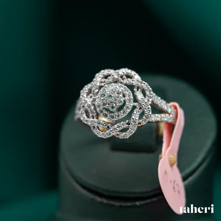 Two-Tone Diamond Ring design 9 by TAHERI