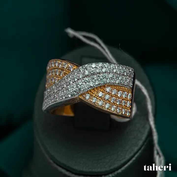 Two-Tone Diamond Ring design 11 by TAHERI