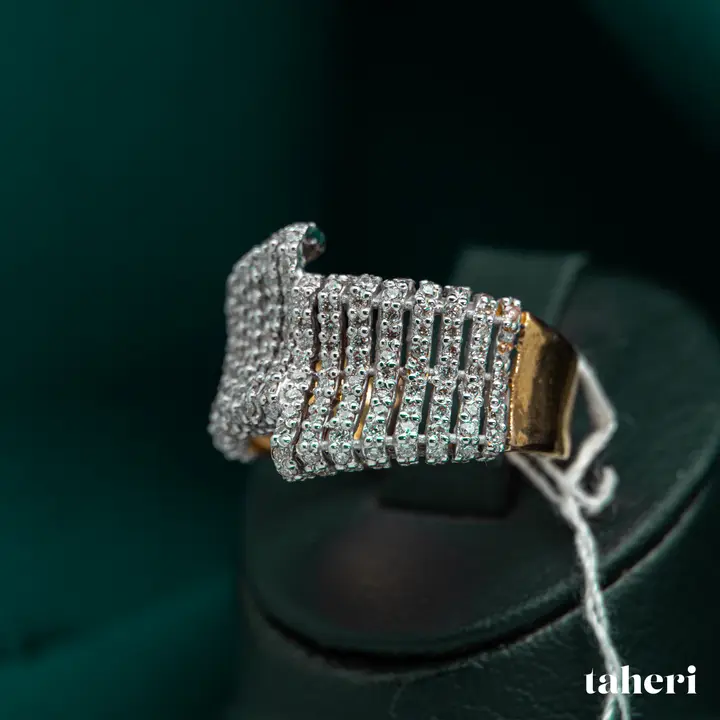 Two-Tone Diamond Ring design 17 by TAHERI