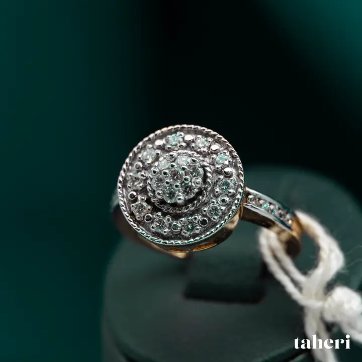 Two-Tone Diamond Ring design 18 by TAHERI