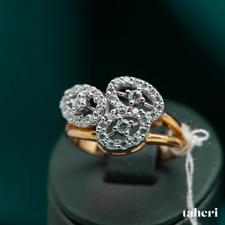 Two-Tone Diamond Ring design 19 by TAHERI