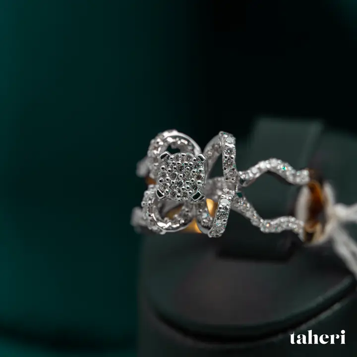 Two-Tone Diamond Ring design 21 by TAHERI