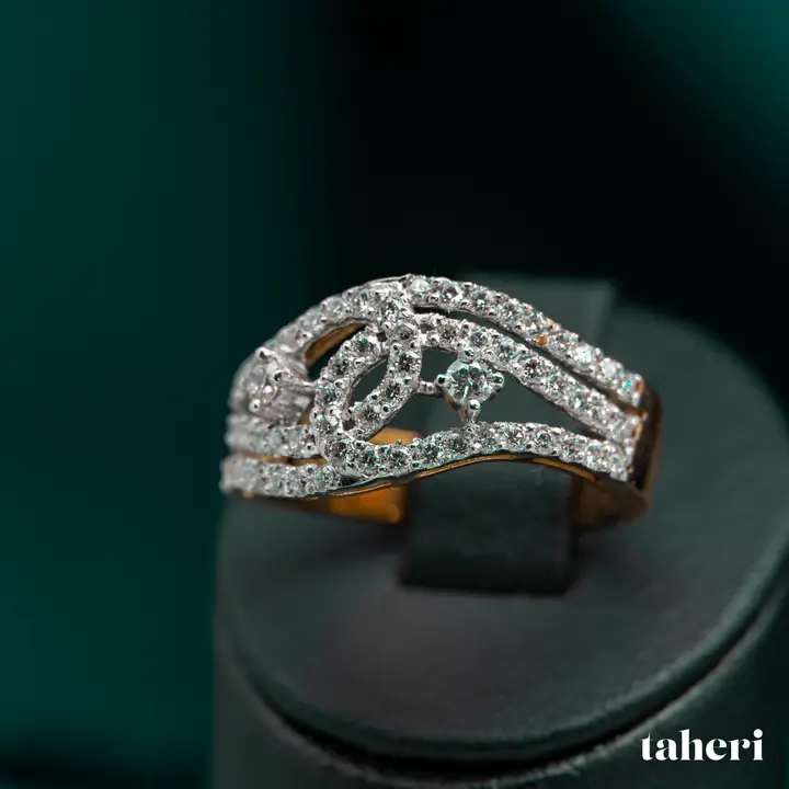 Two-Tone Diamond Ring design 22 by TAHERI