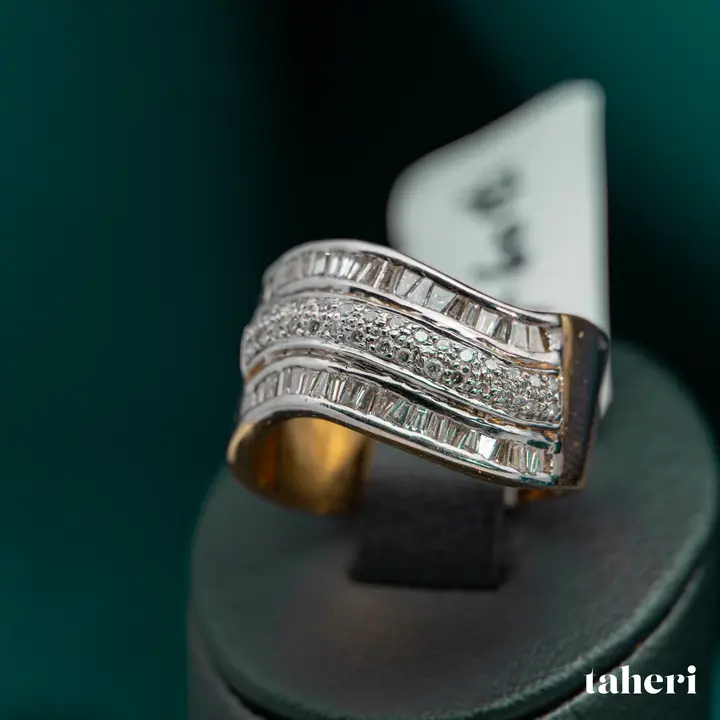 Two-Tone Diamond Ring design 23 by TAHERI