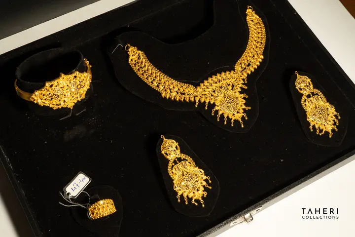 Yellow Gold Gold Set design 5 by TAHERI