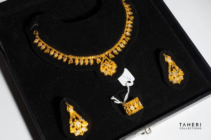 Two-Tone Gold Set design 22 by TAHERI