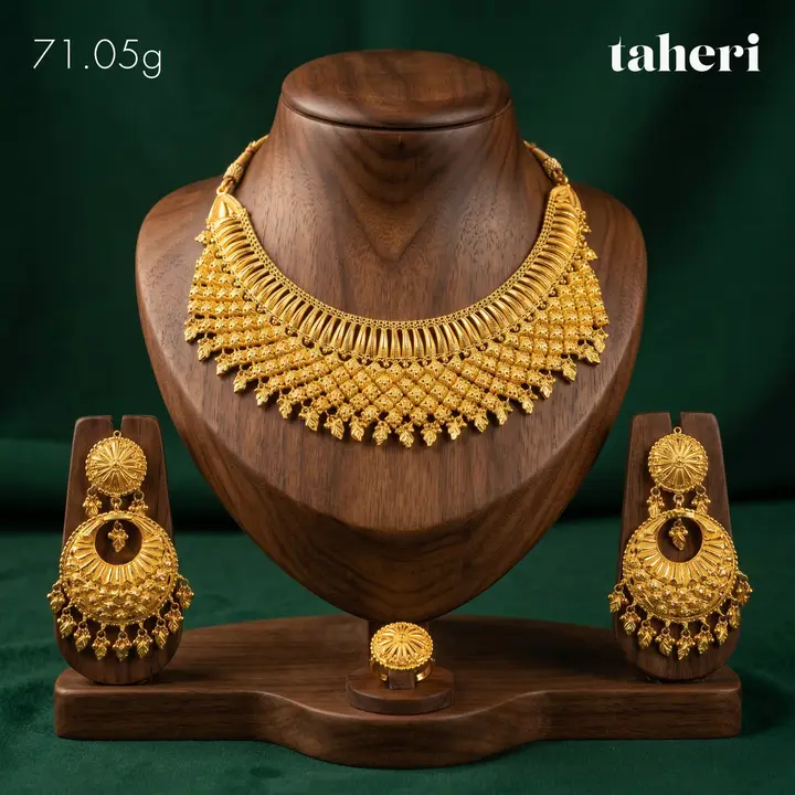 Yellow Gold Gold Set design 1 by TAHERI