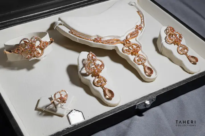 Rose Gold Stone Set design 21 by TAHERI