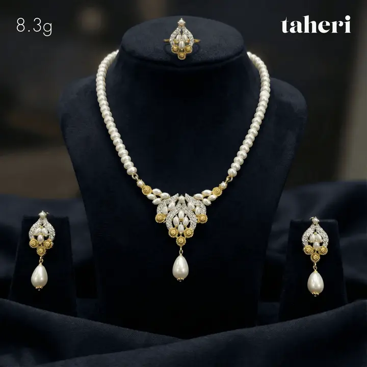 Two-Tone String Set with Pearl design 15 by TAHERI
