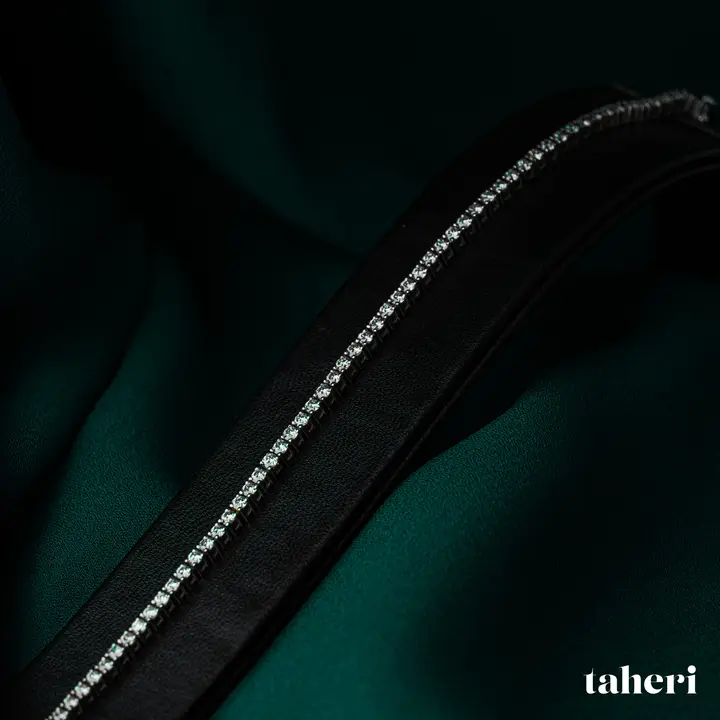 White Gold Diamond Bracelet design 1 by TAHERI