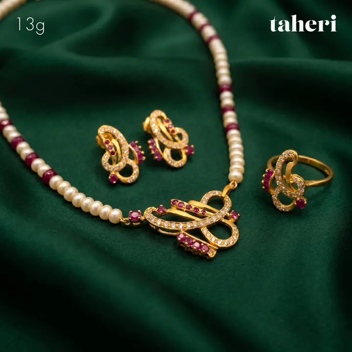 Investment gold jewellery piece 7 by TAHERI