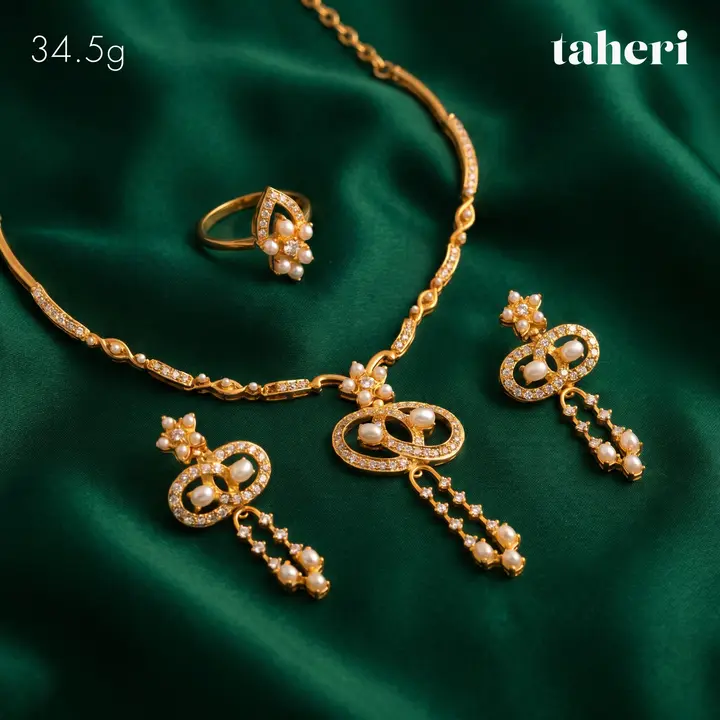 Investment gold jewellery piece 21 by TAHERI