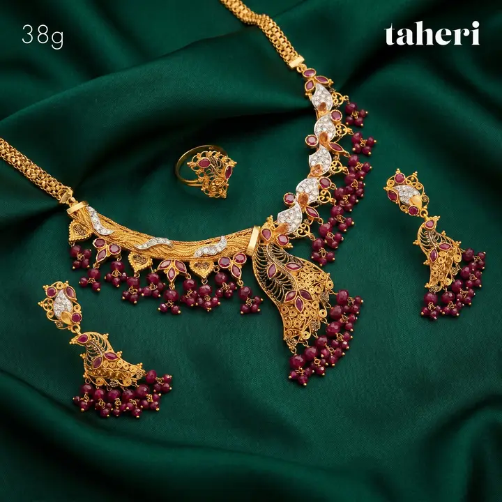 Investment gold jewellery piece 14 by TAHERI